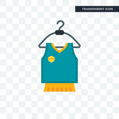 Uniform vector icon isolated on transparent background, Uniform logo design