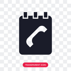 Agenda vector icon isolated on transparent background, Agenda logo design