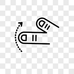 Tap vector icon isolated on transparent background, Tap logo design