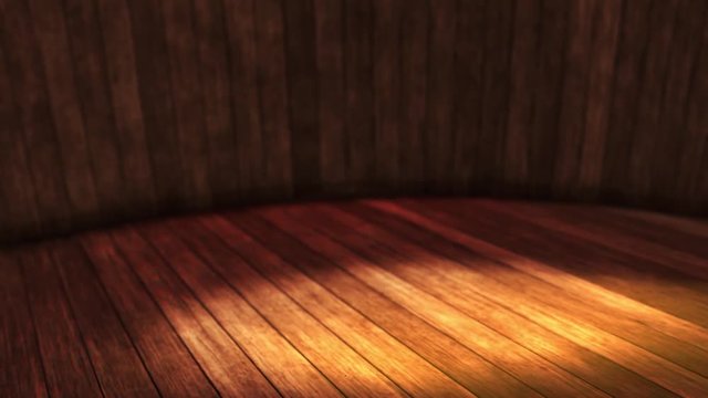 Wooden floor with kimra movement and low back light
