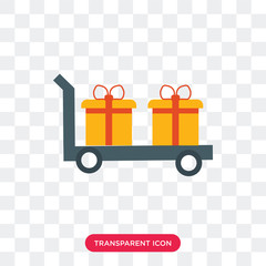 Delivery vector icon isolated on transparent background, Delivery logo design