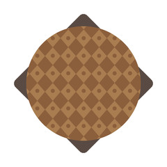 Isolated empty texture sale label