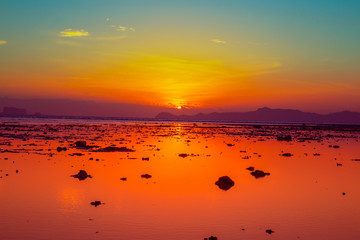 Sunset at Koh Yao Noi Beach, Thailand