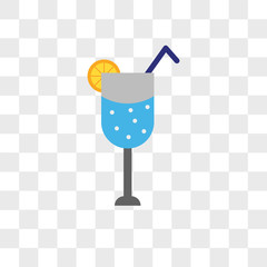 Drink vector icon isolated on transparent background, Drink logo design