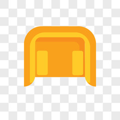 Armchair vector icon isolated on transparent background, Armchair logo design