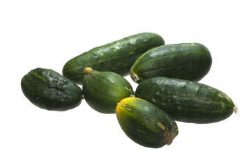 cucumber isolated on white background