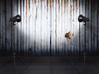 studio in old room