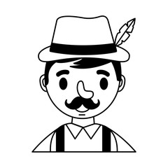 german man with typical costume