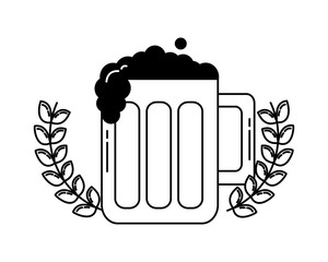 beer jar beverage with crown