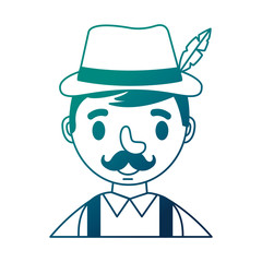 german man with typical costume