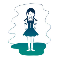 german woman with typical dress