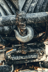 Atv Quad bike, close-up of details
