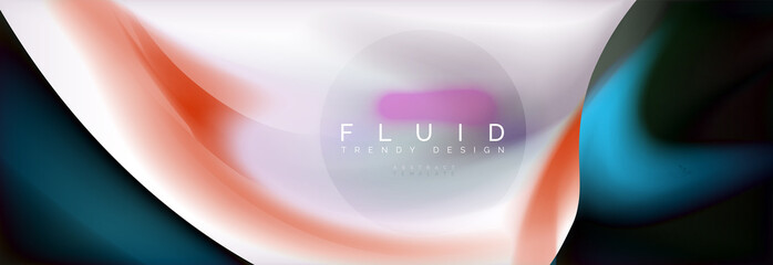 Abstract background holographic liquid colors design