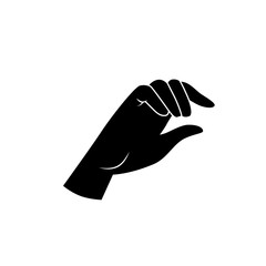 Hand vector icon. 