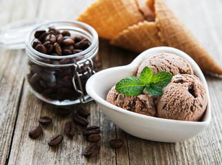 Coffee ice cream