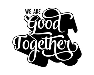 black silhouette text words sentence typography typographic writing script font image vector icon symbol