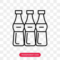 Soda vector icon isolated on transparent background, Soda logo design