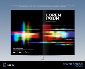 Abstract Light Flare Cover Design