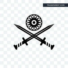 indian army vector icon isolated on transparent background, indian army logo design