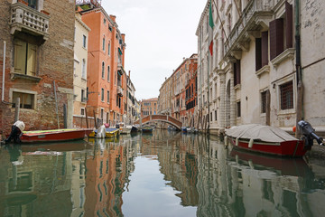 Fototapeta na wymiar Gondelfahrt in Venedig