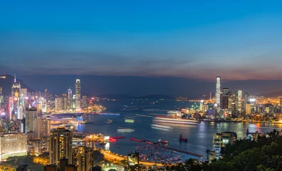 Papier peint photo Séoul Hong Kong city scenery  © karsty