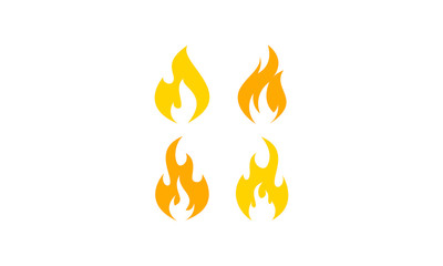 Hot flare logo template