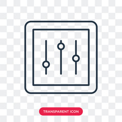 Tones vector icon isolated on transparent background, Tones logo design