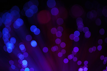 Abstract background a Optical fiber lamp. Closeup of colorful optical fibers