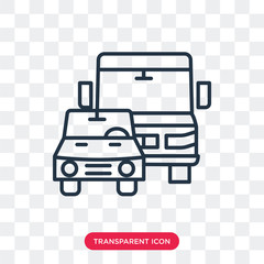Traffic vector icon isolated on transparent background, Traffic logo design