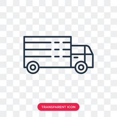 Delivery vector icon isolated on transparent background, Delivery logo design