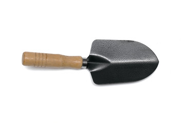 Garden shovel isolated on the white background.