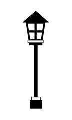 lamp park isolated icon
