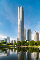 Fototapeta na wymiar skyscrapers in hong kong