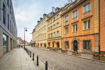 Fototapeta na wymiar Architecture of the old town of Warsaw, Poland