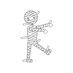 Mummy halloween costume