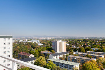 Fototapeta na wymiar Blick über Mainz