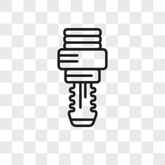 Ignition vector icon isolated on transparent background, Ignition logo design