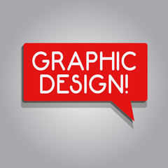 Writing note showing Graphic Design. Business photo showcasing art or skill of combining text and pictures in advertisements.