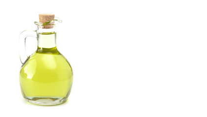 Extra Virgin Olive Oil in a Glass Corked Bottle