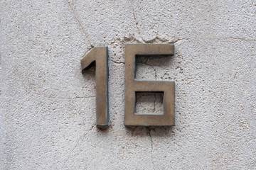House number 16