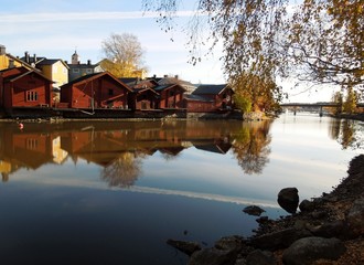 old town of Porvoo, Finland