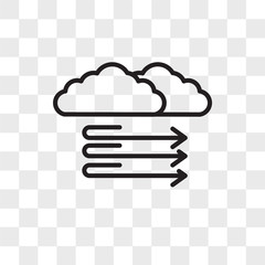 Pressure vector icon isolated on transparent background, Pressure logo design