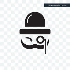 Sir vector icon isolated on transparent background, Sir logo design