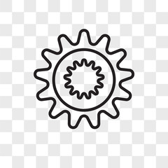 Heat vector icon isolated on transparent background, Heat logo design
