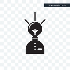 Creative vector icon isolated on transparent background, Creative logo design