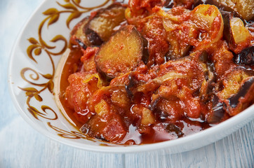 Eggplant in Tatar style