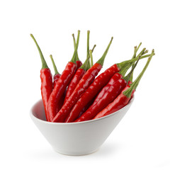 chili pepper isolated on a white background Clipping Path