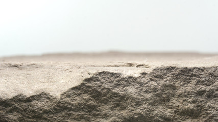 Rock Front Sandstone texture of blurred white background, with copy space for your text..