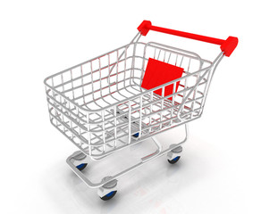 shopping cart 3d icon