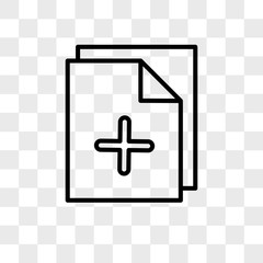 Obraz premium New vector icon isolated on transparent background, New logo design